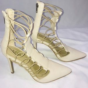 Beige heels
